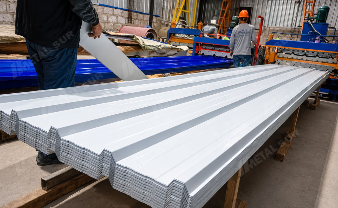 Proceso de fabricación de Aluzinc TR5 en METAL SUR