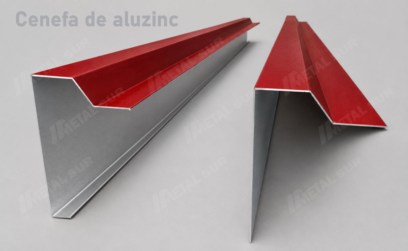 cenefas de Aluzinc para remates de coberturas metálicas