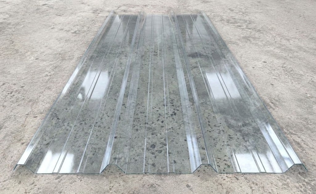 policarbonato transparente trapezoidal para cobertura industrial