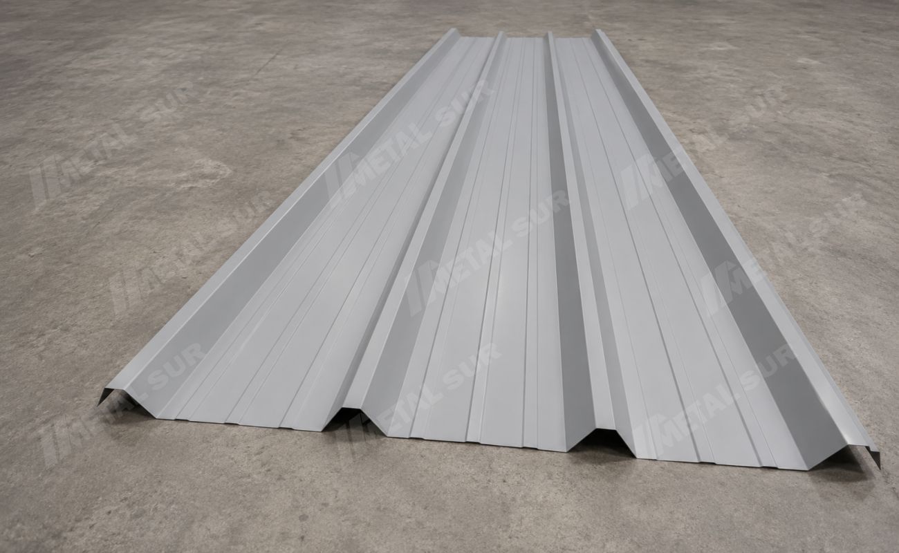 Plancha perfilada TR4 color gris