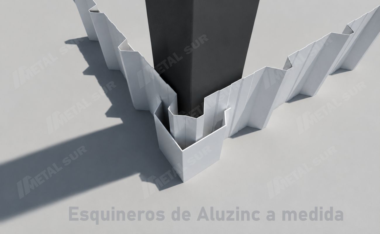esquineros de Aluzinc para fachadas y cerramientos en Arequipa